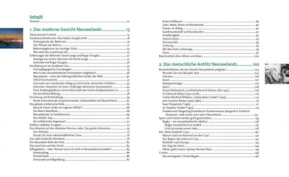 Neuseeland-Lesebuch - Heyse - Blick ins Buch 1