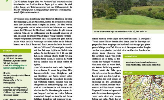 Golfen in Neuseeland von Rolf W. Brednich und Max Bönisch