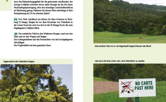 Golfen in Neuseeland von Rolf W. Brednich und Max Bönisch