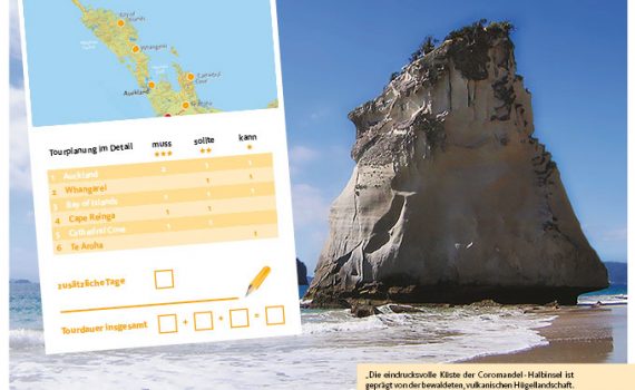 Neuseeland-Tourenplaner von Christiane Cohnen