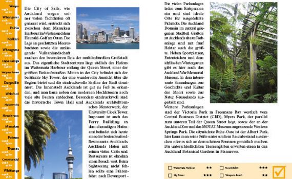 Neuseeland-Tourenplaner von Christiane Cohnen