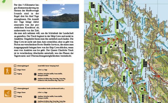 Neuseeland-Tourenplaner von Christiane Cohnen