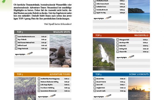 Neuseeland-Tourenplaner von Christiane Cohnen