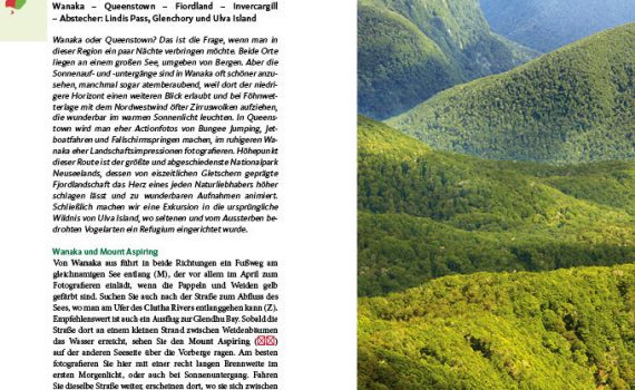 Fotografieren in Neuseeland von Georg Ludwig