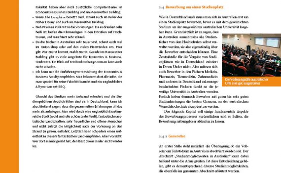 Studium in Australien von Jörn Schulz