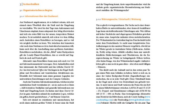 Studium in Australien von Jörn Schulz