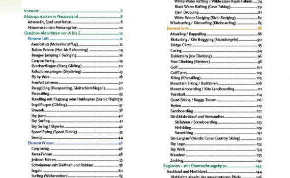 Outdoor & Action in Neuseeland von Susanna Bloß