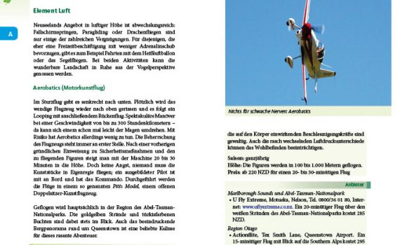 Outdoor & Action in Neuseeland von Susanna Bloß