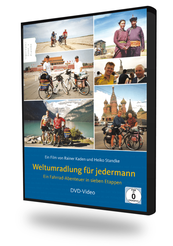 Weltumradlung für jedermann - Ein Fahrrad-Abenteuer in sieben Etappen, ein Film von Rainer Kaden und Heiko Standke