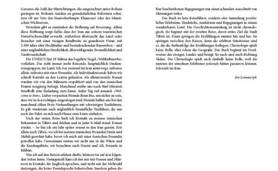 Fremder Iran, Blick ins Buch, ein Buch von Iris Lemanczyk
