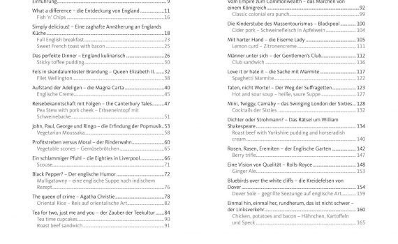 Das England-Lesebuch von Almut Irmscher, Blick ins Buch