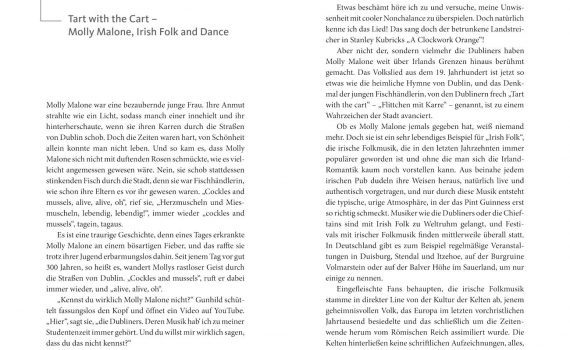 Das Irland-Lesebuch von Almut Irmscher, Blick ins Buch