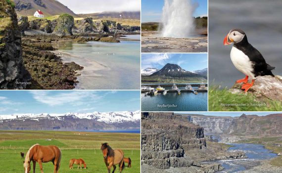 Das Island-Lesebuch von Almut Irmscher, Blick ins Buch