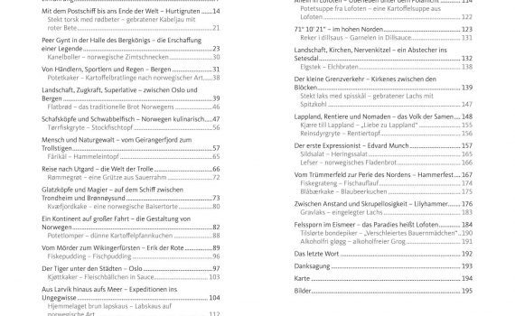 Das Norwegen-Lesebuch von Almut Irmscher, Blick ins Buch