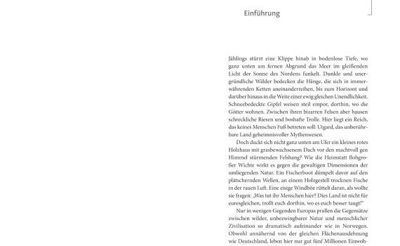 Das Norwegen-Lesebuch von Almut Irmscher, Blick ins Buch