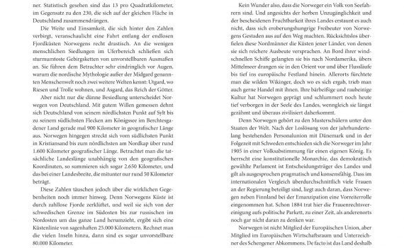 Das Norwegen-Lesebuch von Almut Irmscher, Blick ins Buch