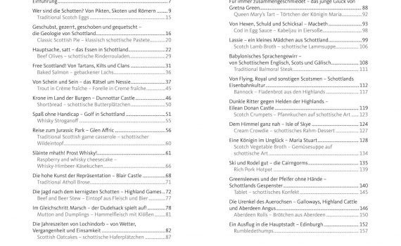 Das Schottland-Lesebuch von Almut Irmscher, Blick ins Buch