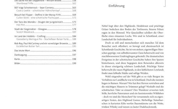 Das Schottland-Lesebuch von Almut Irmscher, Blick ins Buch