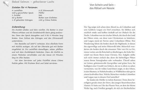 Das Schottland-Lesebuch von Almut Irmscher, Blick ins Buch