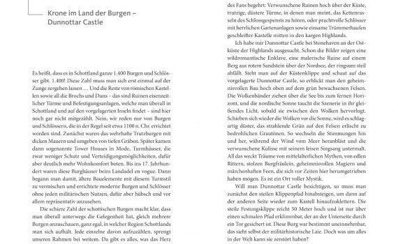 Das Schottland-Lesebuch von Almut Irmscher, Blick ins Buch