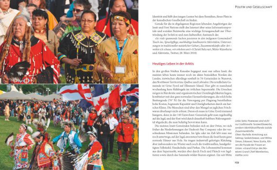 Kanada, ein Länderporträt von Mechtild und Wolfgang Opel, Blick ins Buch