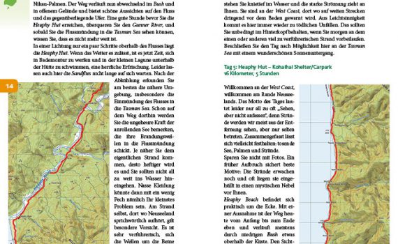 Wandern in Neuseeland, ein Reiseführer von Rolf Knütter und Christian Ziglowski