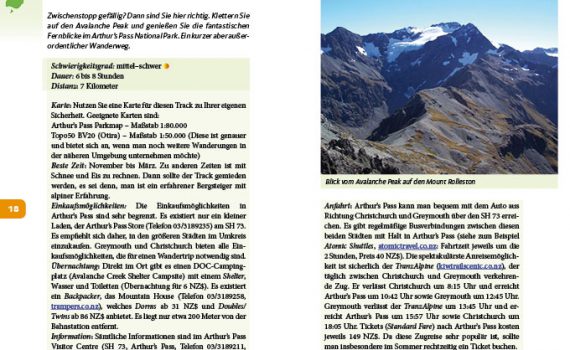 Wandern in Neuseeland, ein Reiseführer von Rolf Knütter und Christian Ziglowski